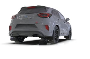 Ford Puma ST Mud Flap Kit - Front + Rear - Rally Armor - UR Series White Logo - Black - `20-`25 Ford Puma ST Mud Flap Kit - Front + Rear - Rally Armor - UR Series White Logo - Black - `20-`25